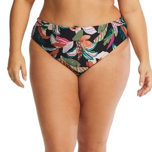 Time and Tru Women's High Leg Swimwear Bikini Bottoms